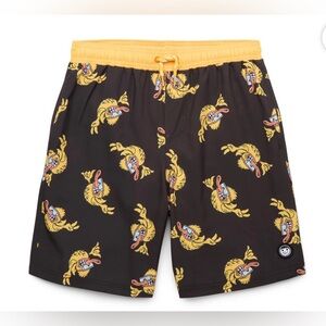 Neff Boys Fired Up Ducky Graphic Swim Shorts